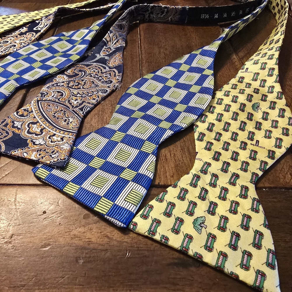 Stylish Multicolor Bow Tie Set - image 2